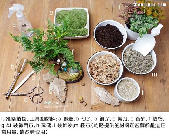 苔藓微景观制作材料及方法详细图解教程