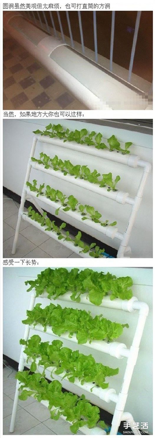 PVC管种菜设计图 利用PVC管阳台种菜的方法