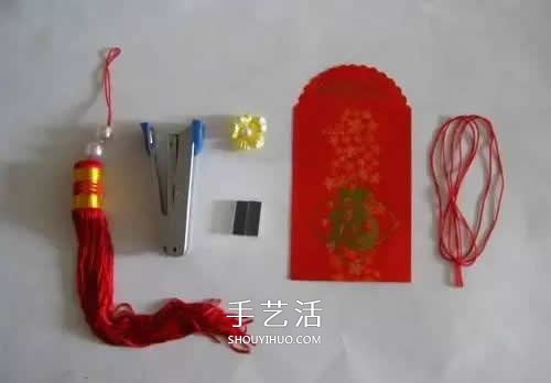红包怎么做手工 用红包制作新年灯笼的方法