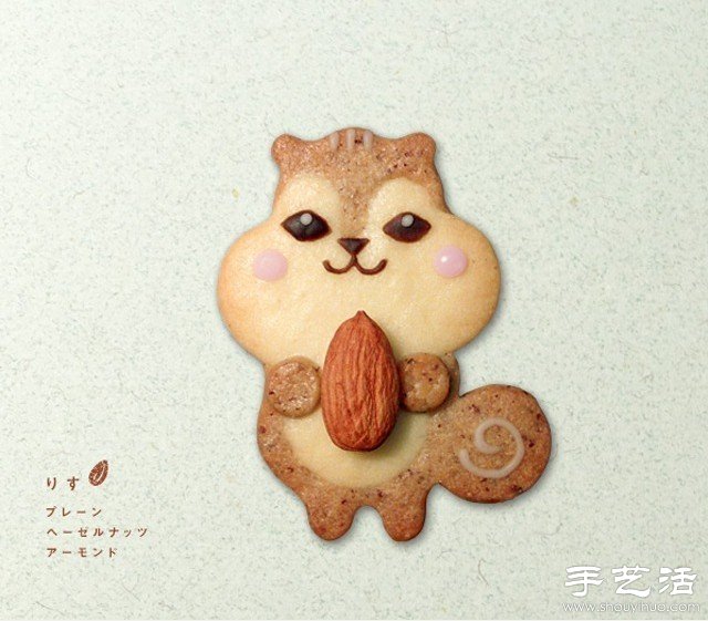 日本Hen-teco甜品店的可爱卡通动物饼干