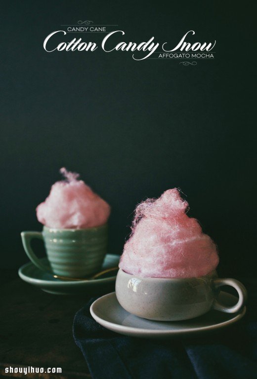 冬日美味：花糖X冰淇淋X咖啡的创意甜点