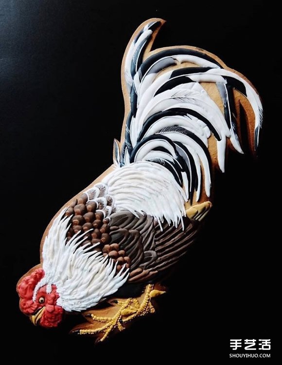 极美糖霜饼干 细致到不说我以为是雕塑作品