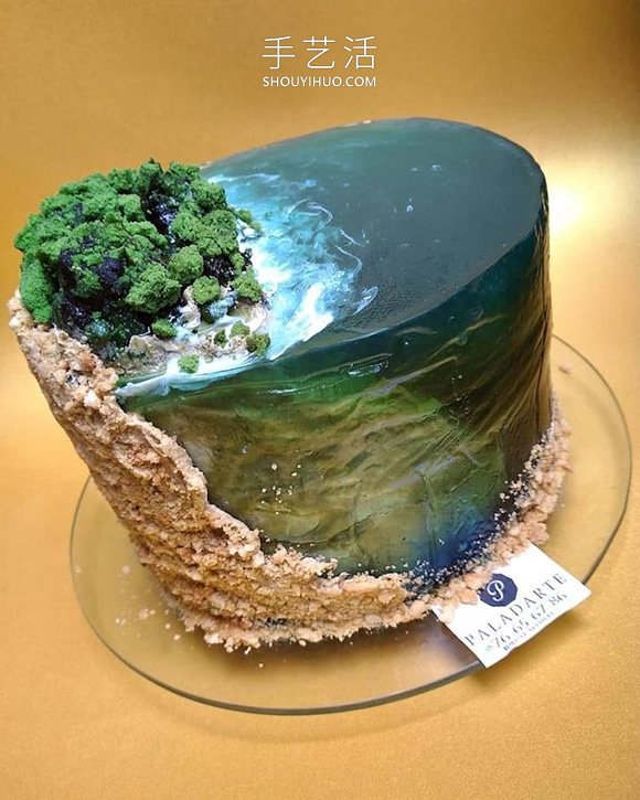 有创意的面包店制作看起来像天堂岛的蛋糕！