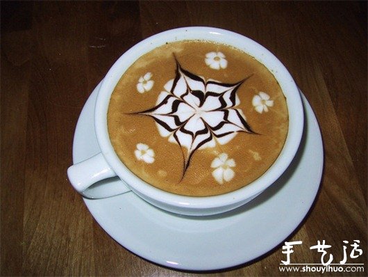 可爱咖啡拉花