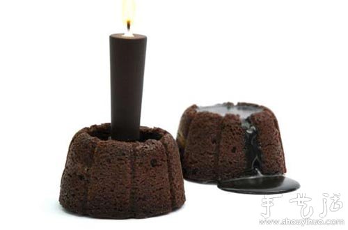 “火山”喷发巧克力蛋糕