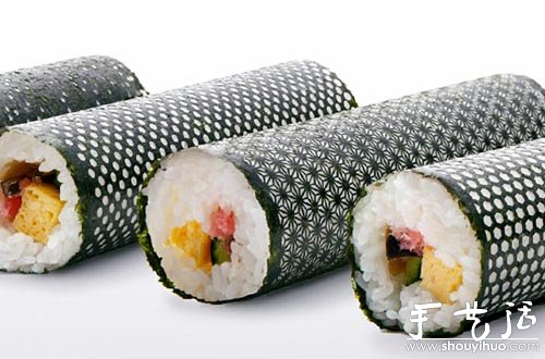 创意DIY的蕾丝海苔寿司