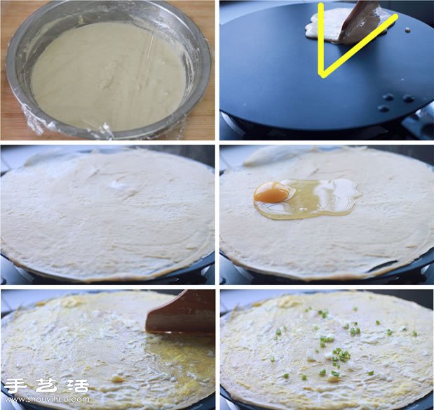 鸡蛋杂粮煎饼的做法 自制杂粮煎饼的方法