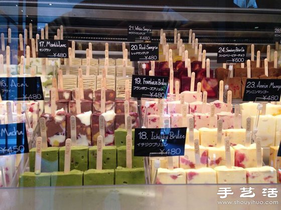 日本PALETAS专卖店用新鲜水果制作的冰棍