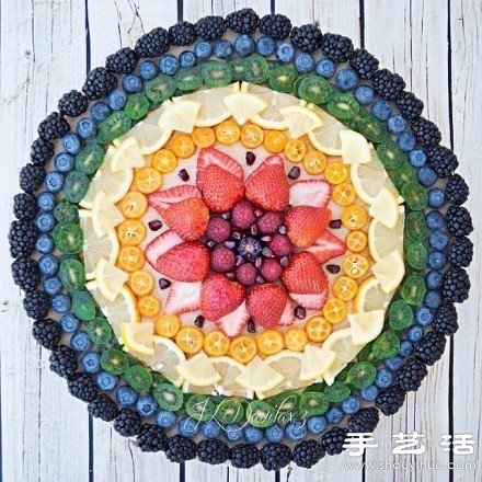 超有艺术范儿的水果拼盘DIY