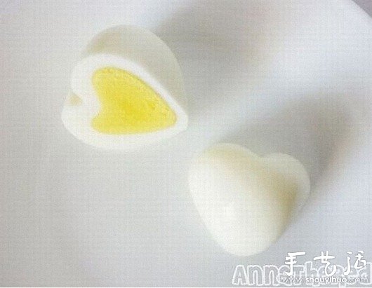 心形鸡蛋的DIY手工制作方法