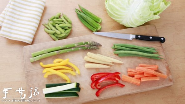 诱人可口蔬菜卷DIY，蔬菜卷的做法