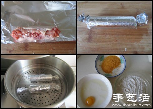 财源滚滚“黄金鸡卷”制作方法