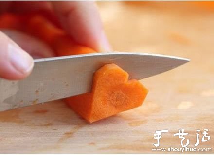 胡萝卜DIY爱“心”菜肴