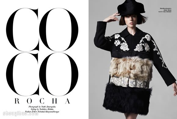 Pose女王 加拿大超模Coco Rocha时尚写真
