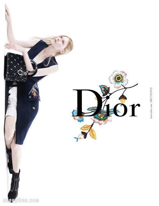 Christian Dior 2015春夏极简留白广告