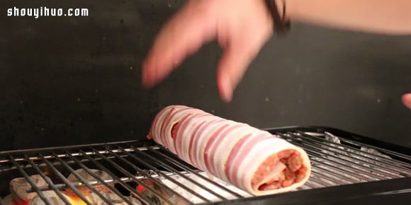 极品肉寿司的做法 自制培根包裹纯肉寿司