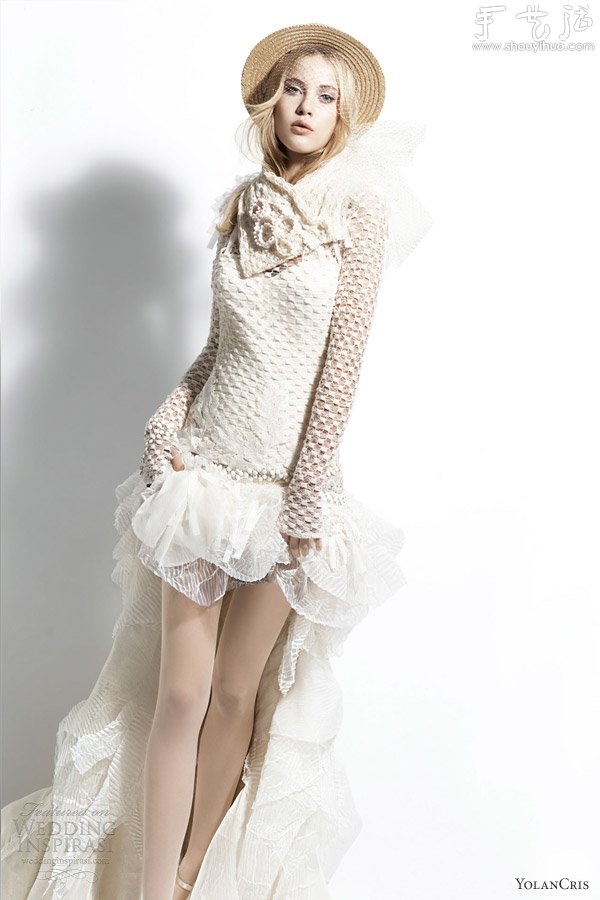 YolanCris品牌2013婚纱礼服：切尔西女孩