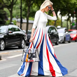Maxi Skirt 流露迷人韵味的及地长裙穿搭
