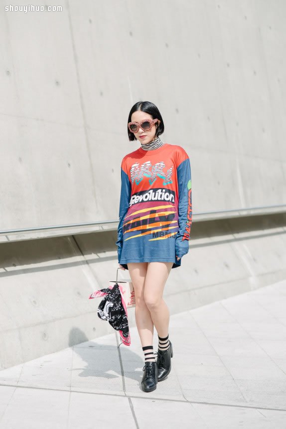 风格百变的时尚之都：韩国首尔时装周街拍