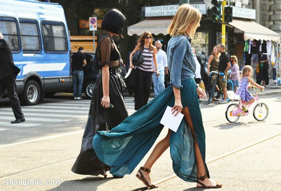 Maxi Skirt 流露迷人韵味的及地长裙穿搭