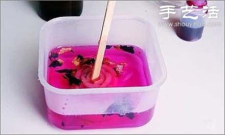 自制玫瑰香皂 玫瑰手工香皂的做法