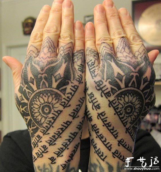 创意手部纹身图案欣赏