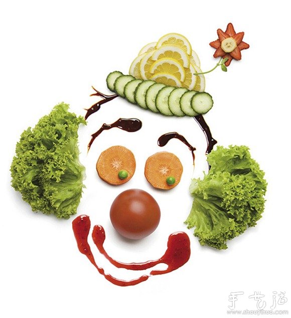 蔬菜DIY的小丑头像