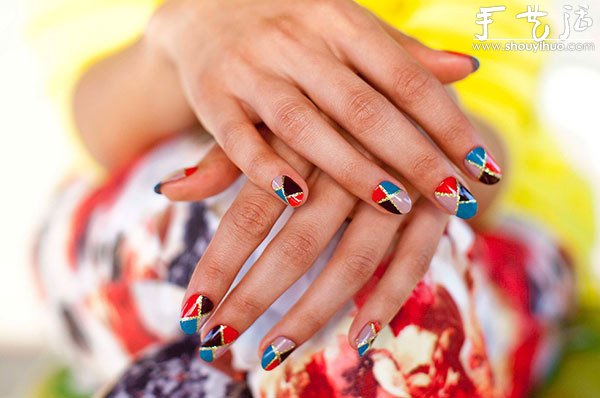 马赛克美甲DIY