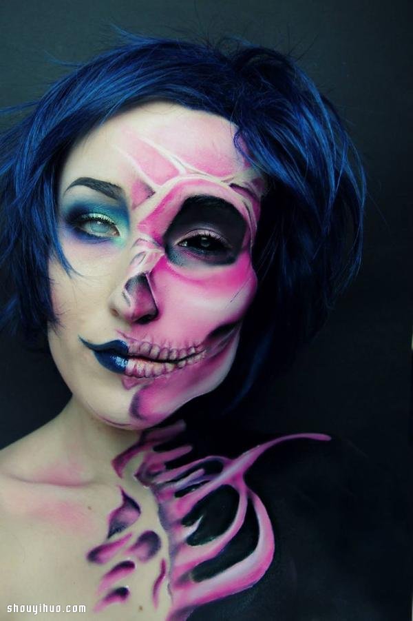暗黑世界化妆术：23岁女生Joyce的彩妆艺术
