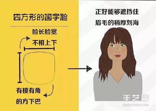 女生脸型与发型的搭配图片 找你适合的发型刘海