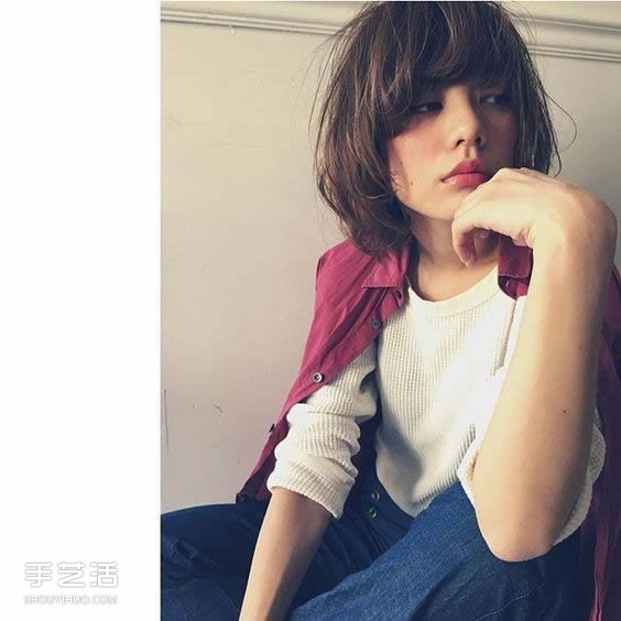 知性与可爱：春天想剪的日韩女生的清新短发