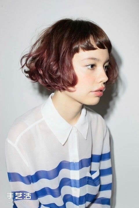 知性与可爱：春天想剪的日韩女生的清新短发