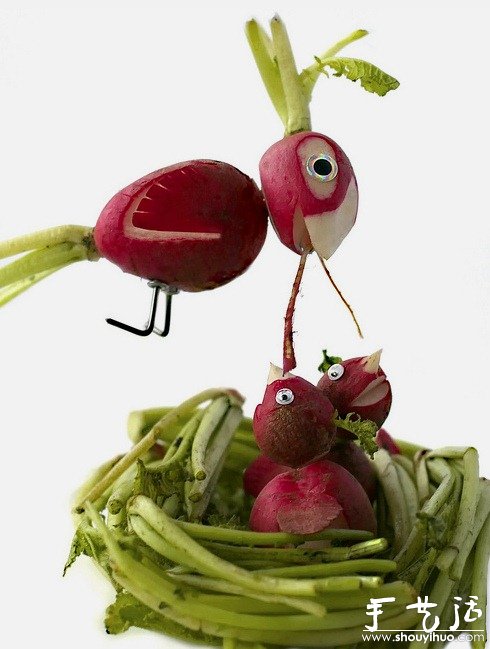 蔬菜水果手工DIY的动物
