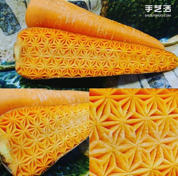 食物雕刻家Gaku  将平凡的蔬果雕刻成艺术品