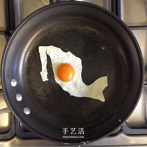 煎蛋的艺术：看看你能做出什么创意煎蛋作品