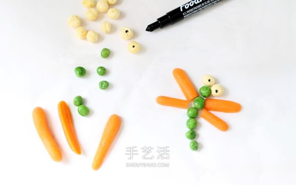 简单蔬菜昆虫的做法 蜻蜓蜗牛用蔬菜做教程
