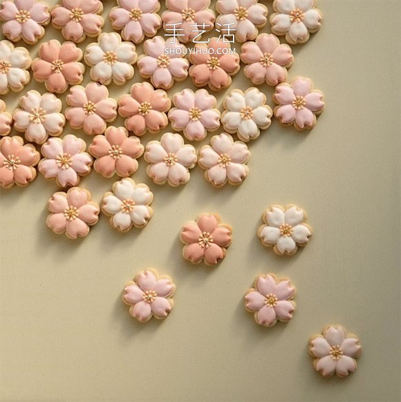 宛如复古花砖！甜点艺术家KUNIKA制作的糖霜饼干