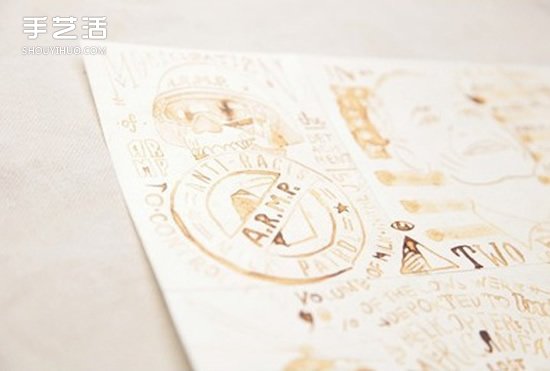 创意牛奶画DIY图片 手工牛奶画画作品欣赏