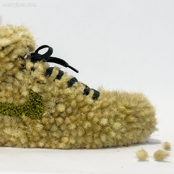 NIKE 球鞋创意DIY 变身漂亮小盆栽