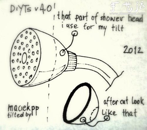 用莲蓬头自制DIY相机移轴镜头