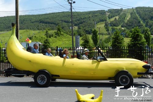 福特车改造的大香蕉汽车