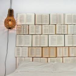 创意手工DIY：用书本制作床头板