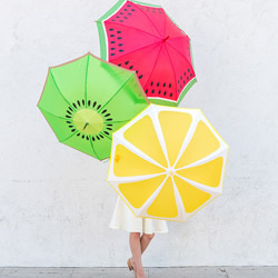 水果味雨伞手工制作 简单创意阳伞DIY教程