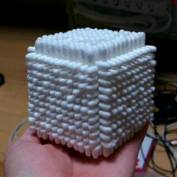玩转棉签创意 DIY立体方块