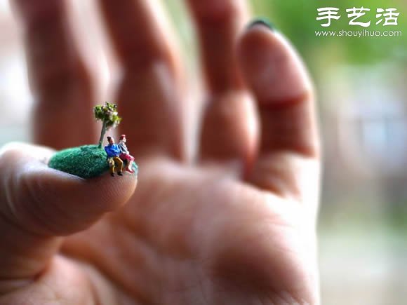 指甲盖上的创意DIY 仿佛走进了童话世界