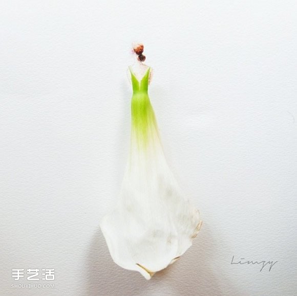 极雅艺术！用水彩让花朵变身礼物在纸上绽放