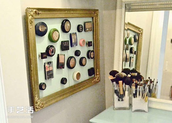 自制磁铁梳妆台的方法 可立起来的化妆台DIY