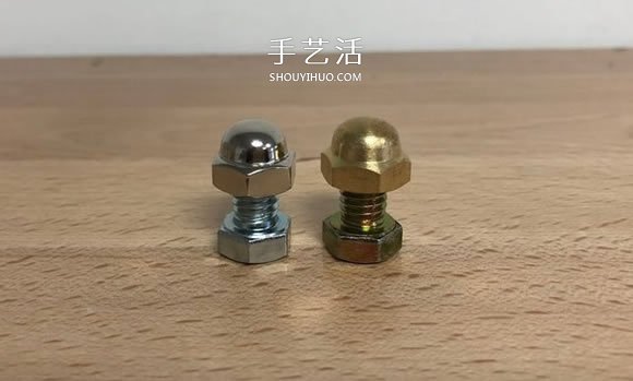 创意紧固件DIY！用螺丝螺帽制作国际象棋