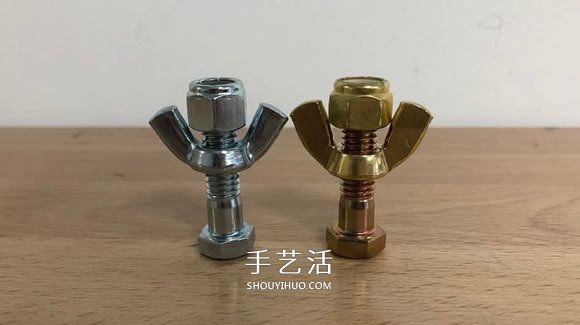 创意紧固件DIY！用螺丝螺帽制作国际象棋