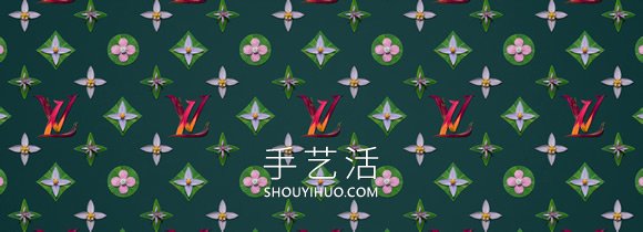时尚品牌logo掉进花花世界！井上罗来的花瓣DIY